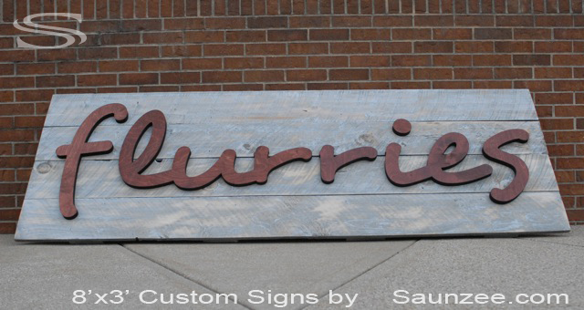 Store looking Front  rustic Signs signs Saunzee
