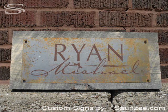 Rustic rustic Signs  Aged Sign Mild Sign Steel Rusty Rusty Metal Sign   Rusty signage metal