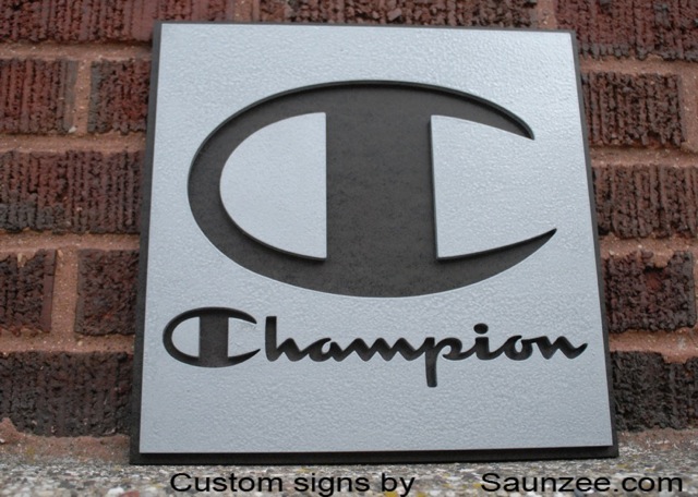 steel Sign of 3 Signs signs  Appearance Out  Saunzee Custom rustic D Plate Steel Cut  Steel