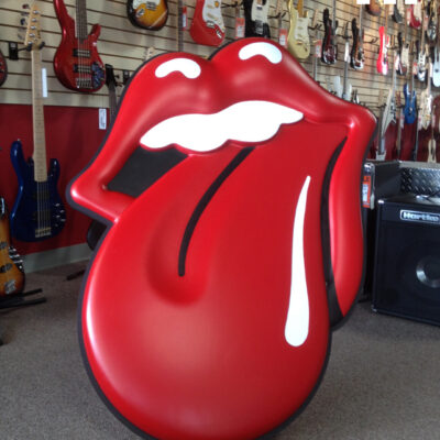 Hi End Signs Rolling Stones Sign Tongue Logo Carved Foam Signs High End Signs