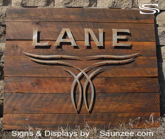 Barn Wood Signs Lane Boots Entryway Sign Metal Wood Sign