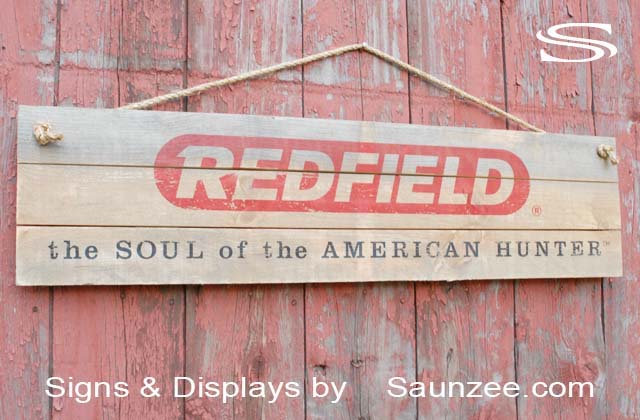 Barn Wood Signs Redfield American Hunter Sign Retail Sign Saunzee