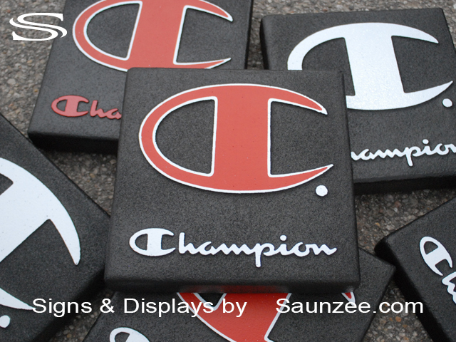 Branding POS Signs Champion Signs 3d Point of Sale Signage