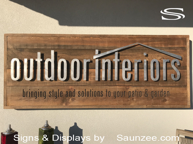 Business Signs Company Outdoor Interiors Signs Building Steel Wood Sign