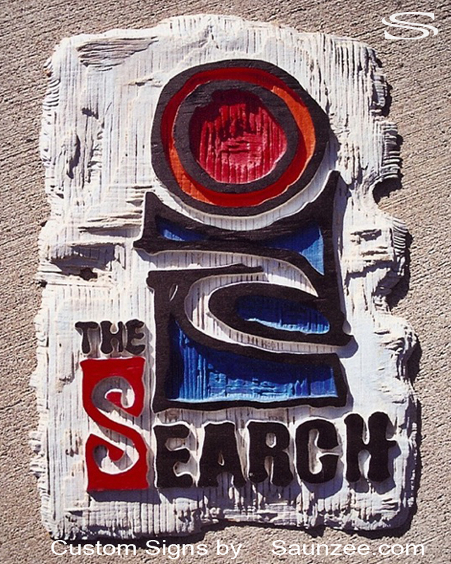 Custom Sign Rip Curl The Search Sign California Saunzee Signs