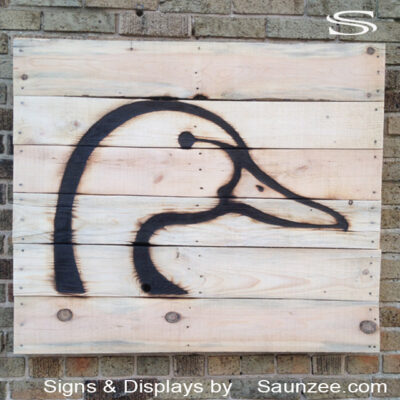 Wood Burned Signs Ducks Unlimited Signs Hunting Woodburn Sign Saunzee