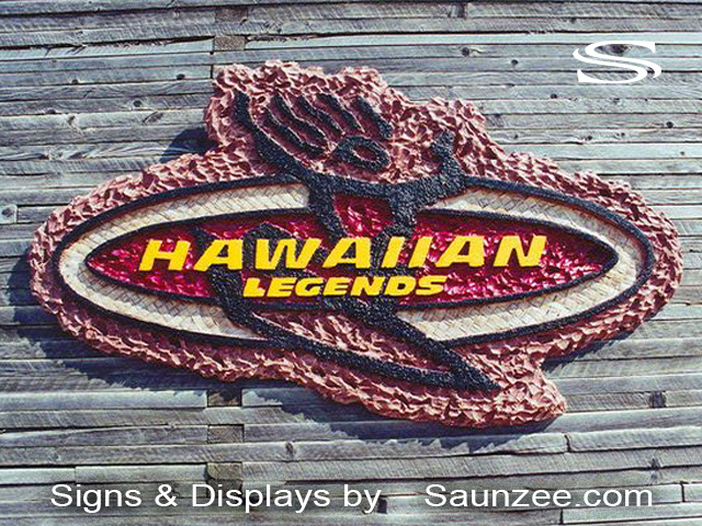 Carved Signs Hawaiian Legends Foam Carved Signs Experts