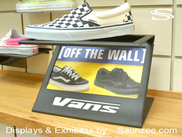 Custom Displays Retail Photo Frame Display Vans Shoes Displays Saunzee