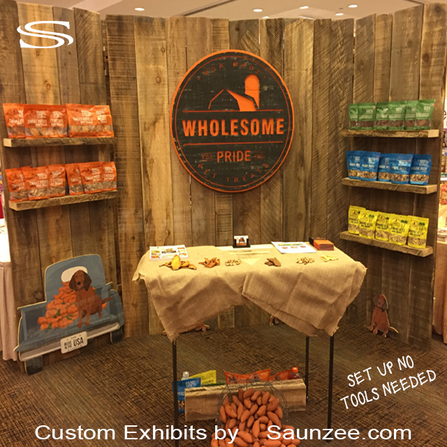 Trade Show Booths Rustic Barn Wood Backdrops Pet Expo