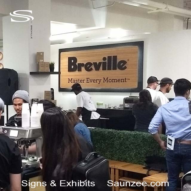 Trade Show Booths Signs Breville 3D Trade Fair Signage