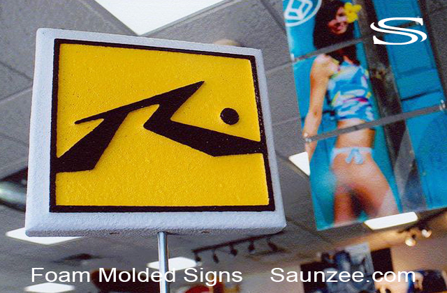 Foam Sign 3D Rusty Surfboards Marketing Surf Sign