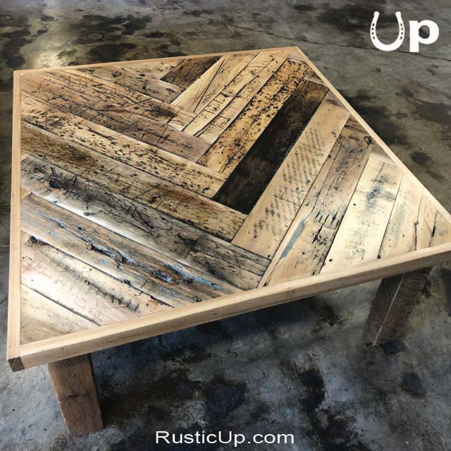 Rustic Up Reclaimed Wood Coffee Table