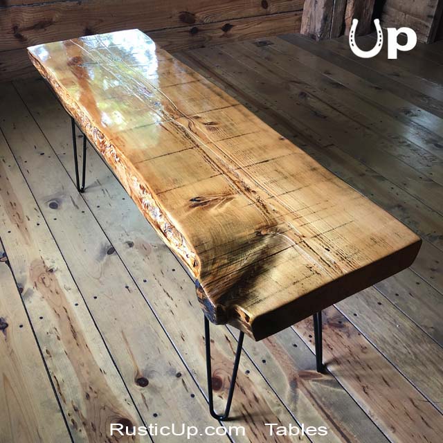 Rustic Up Tables Live Edge Wood Slab Table