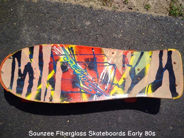 Saunzee History Vintage Skateboards Fiberglass Skateboard Deck