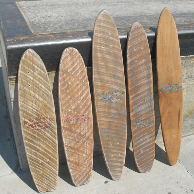 Vintage Wood Slave Skateboards Long boards