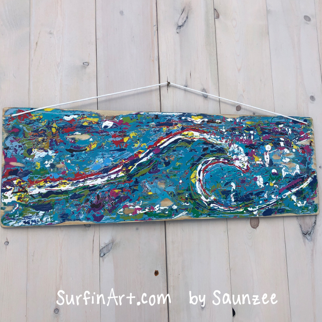 Surfin Art, Abstract Surfin Art, Wave Painting